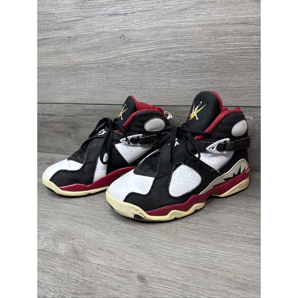 Nike Air Jordan 8 Retro Mid Red/Black Sneakers DO8731 601 Youth Size 6.5
